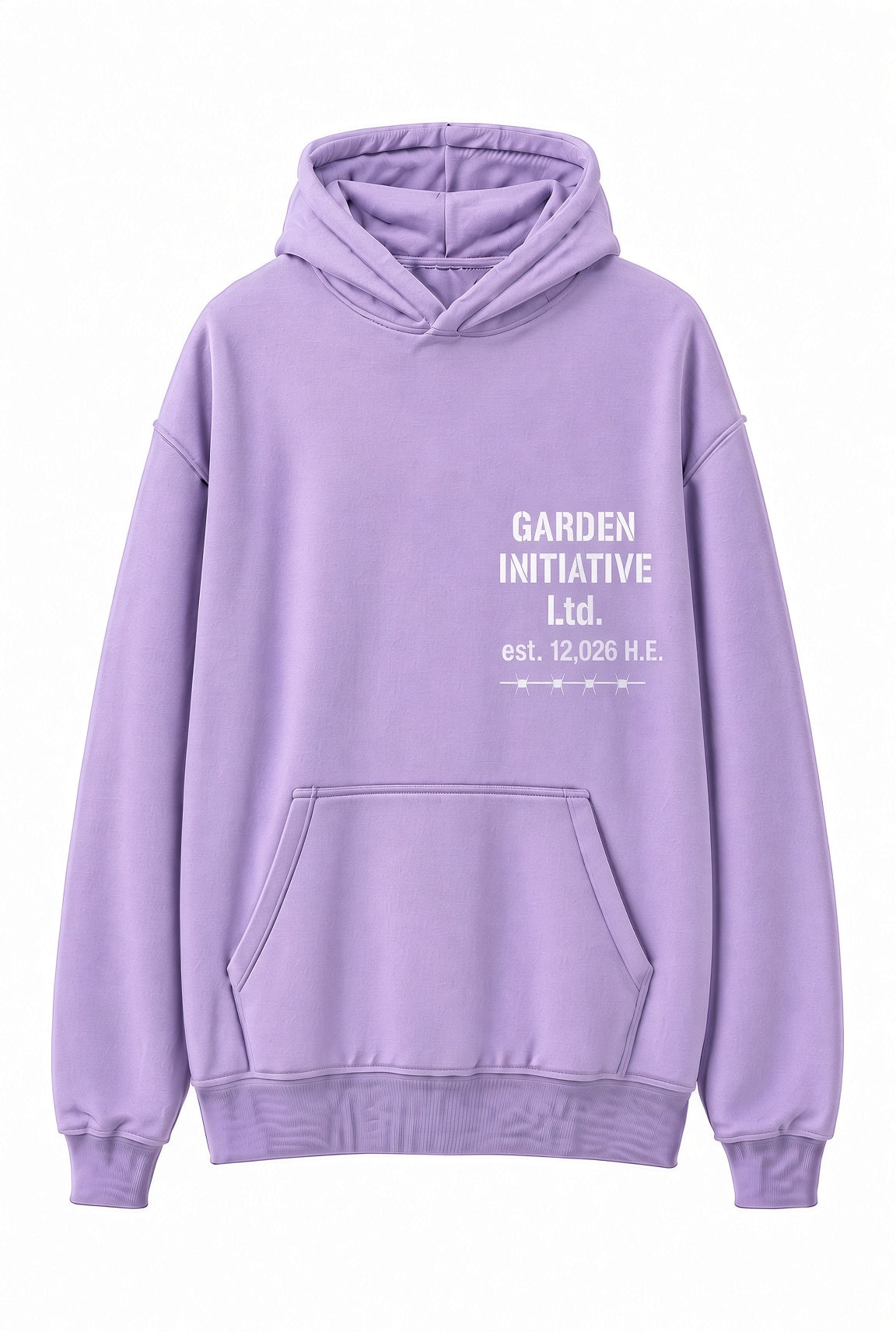 Anti Jail Garden Club Hoodie in Purple / Front Logo